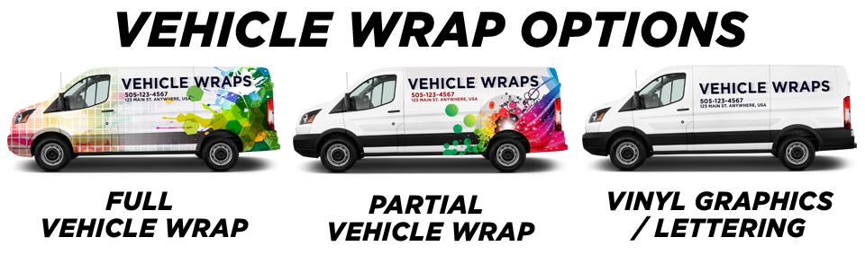 North Manchester Vehicle Wraps vehicle wrap options