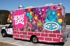 custom vinyl food truck wrap